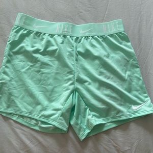 Nike mint green shorts NWT